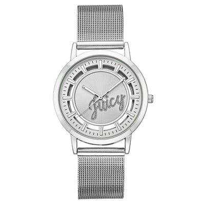 Juicy Couture Silver Stainless Steel Dress Watch