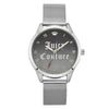 Juicy Couture Silver Stainless Steel Dress Watch