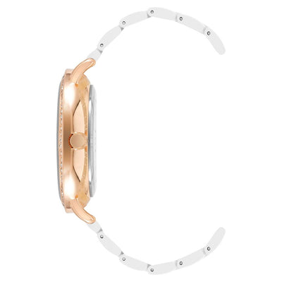 Juicy Couture White Metal Dress Watch
