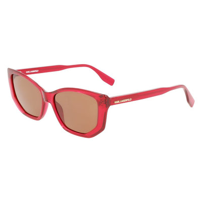 Karl Lagerfeld – Rote Sonnenbrille mit Spritzguss