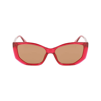 Karl Lagerfeld – Rote Sonnenbrille mit Spritzguss