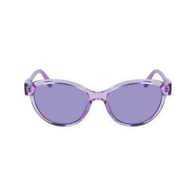 Karl Lagerfeld – Lilafarbene Sonnenbrille mit Spritzguss