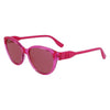 Karl Lagerfeld – Lilafarbene Sonnenbrille mit Spritzguss
