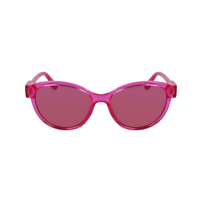 Karl Lagerfeld – Lilafarbene Sonnenbrille mit Spritzguss