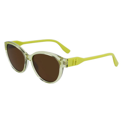 Karl Lagerfeld – Gelbe Sonnenbrille mit Spritzguss