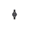 Olivia Burton Schwarze Edelstahl-Dresswatch