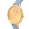Olivia Burton Blue Artificial Leather Dress Watch