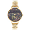 Olivia Burton Gold Stainless Steel Dress Watch
