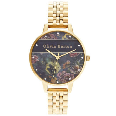 Olivia Burton Gold Edelstahl-Dresswatch