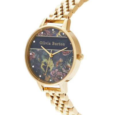 Olivia Burton Gold Edelstahl-Dresswatch