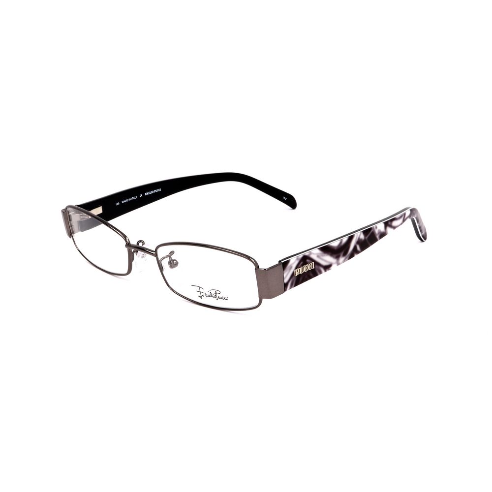 Emilio Pucci Brille aus grauem Metall (Gestell)