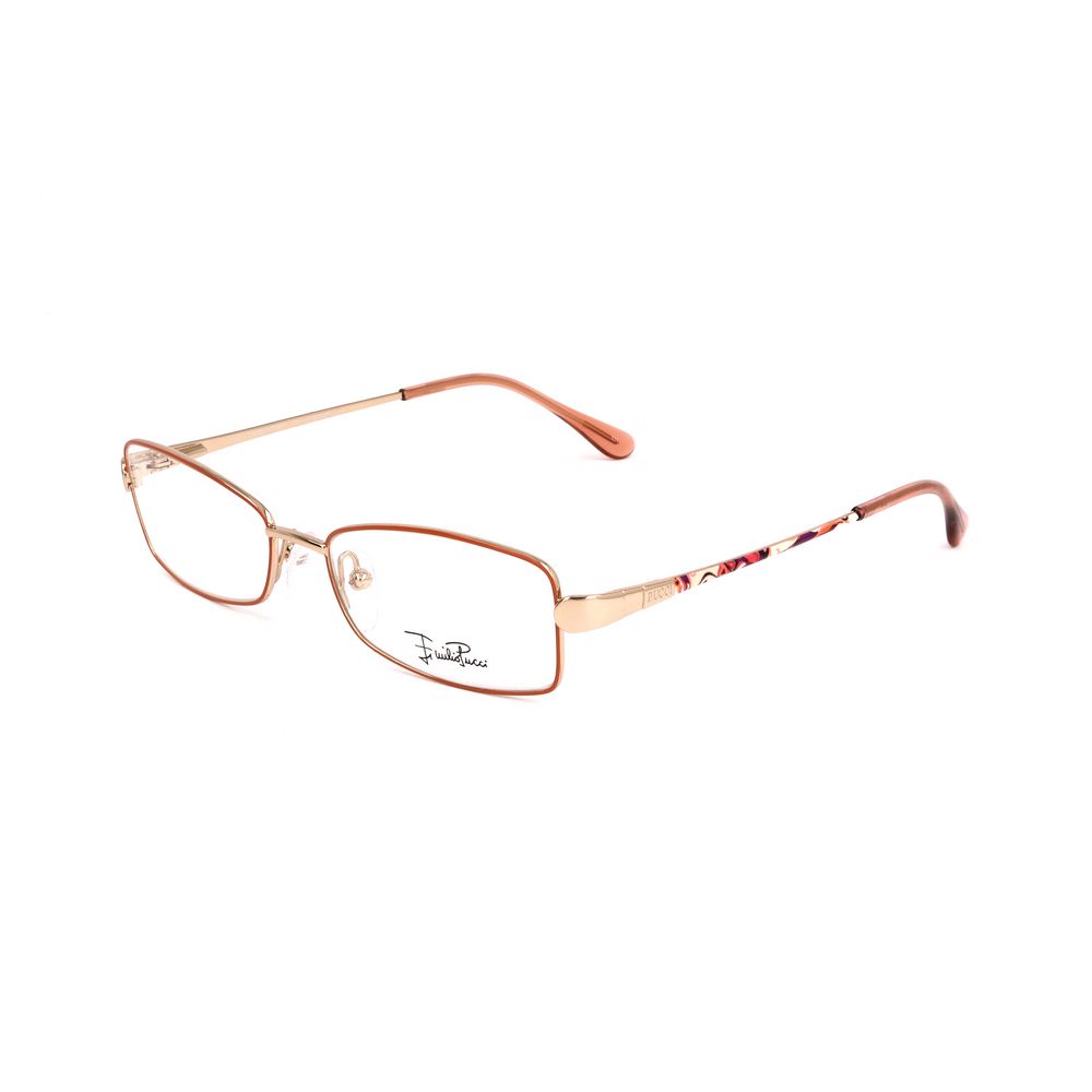 Emilio Pucci Goldmetallbrille (Gestell)