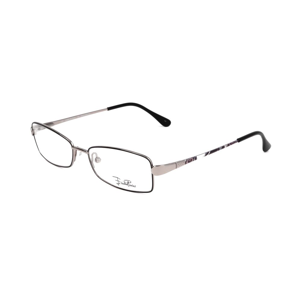 Emilio Pucci Brille aus grauem Metall (Gestell)