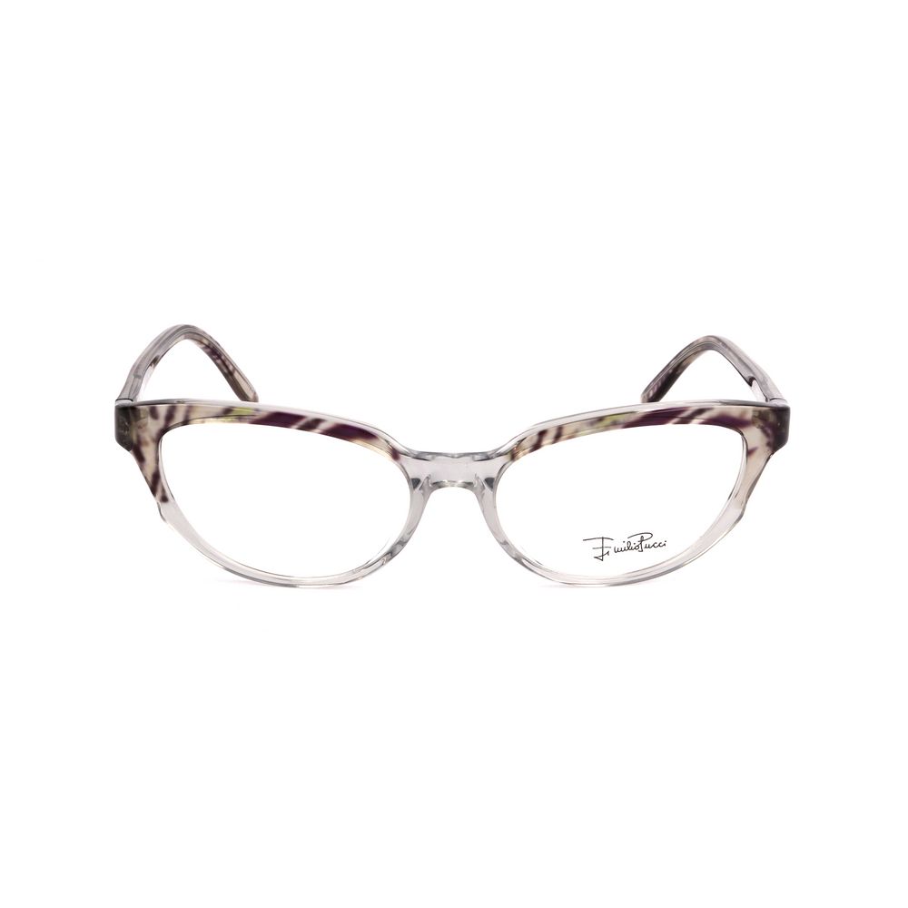 Emilio Pucci Brille aus grauem Kunststoff (Gestell)