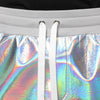 Dolce & Gabbana Silver Iridescent Men Jogger Sweatpants Pants
