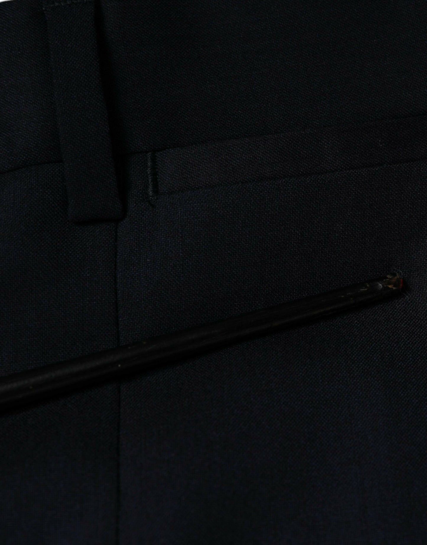 Dolce & Gabbana Blue Wool Skinny Formal Dress Pants