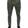 Dolce & Gabbana Blue Cotton Dye Slim Fit Men Denim Jeans