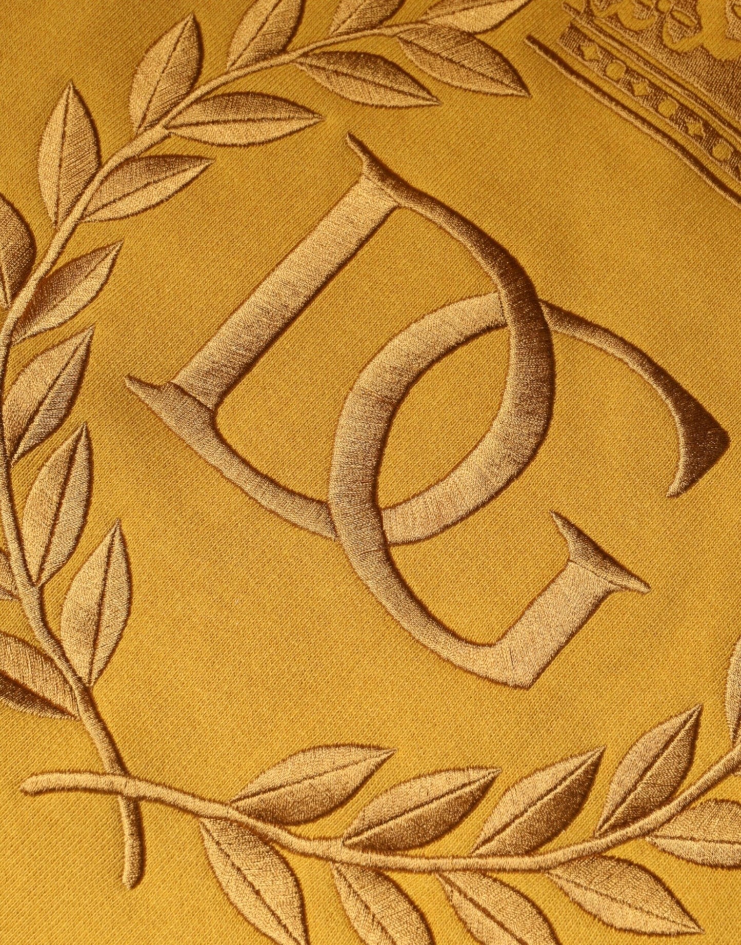 Dolce &amp; Gabbana Senf DG Kapuzenpullover Herren Sweatshirt