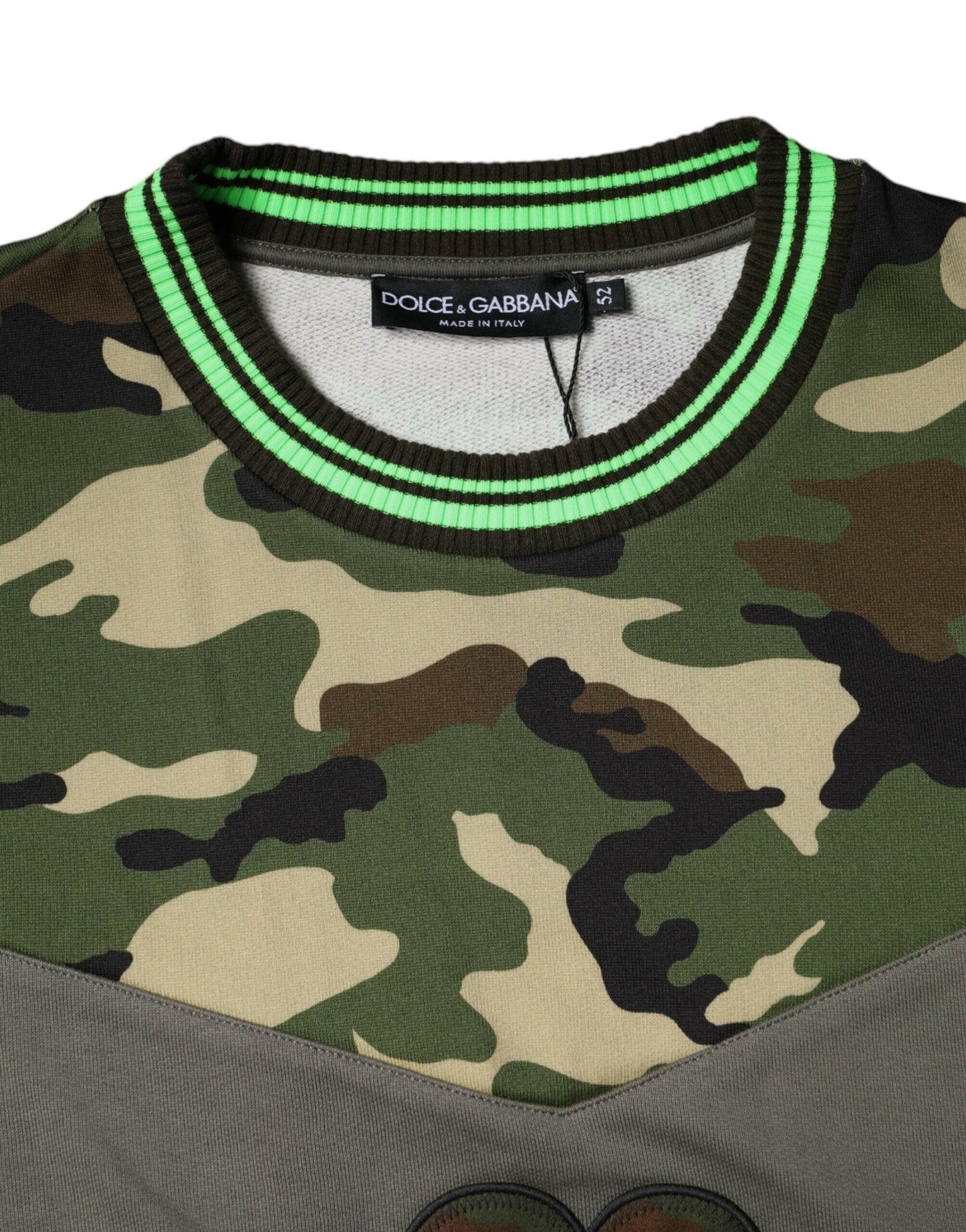 Pull-over camouflage multicolore Dolce &amp; Gabbana