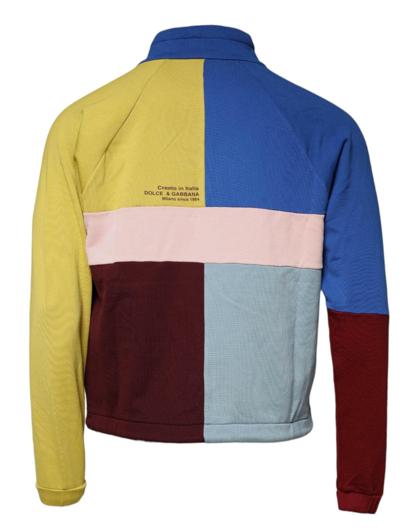 Sweat-shirt patchwork multicolore Dolce &amp; Gabbana pour homme