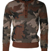 Pull camouflage multicolore Dolce &amp; Gabbana pour homme