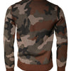 Pull camouflage multicolore Dolce &amp; Gabbana pour homme