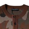 Pull camouflage multicolore Dolce &amp; Gabbana pour homme