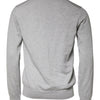 Pull ras du cou en laine gris clair Dolce &amp; Gabbana