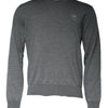 Pull ras du cou en laine gris foncé Dolce &amp; Gabbana