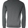 Pull ras du cou en laine gris foncé Dolce &amp; Gabbana