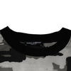 Dolce &amp; Gabbana Mehrfarbiges Camouflage-T-Shirt aus Baumwolle mit Rundhalsausschnitt