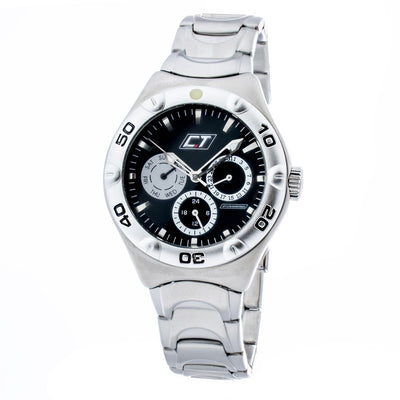 Chronotech Gray Stainless Steel Bracelet Watch