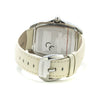 Chronotech White Leather Dress Watch