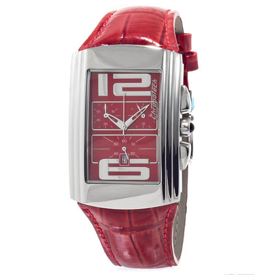 Chronotech Multicolor Leather Dress Watch