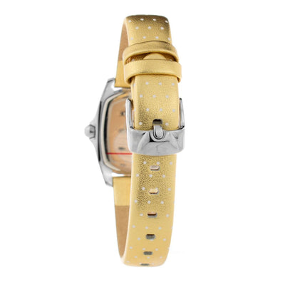 Chronotech Gold Leder Dress Watch