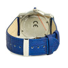 Chronotech Blue Leather Dress Watch