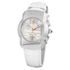 Chronotech White Leather Dress Watch