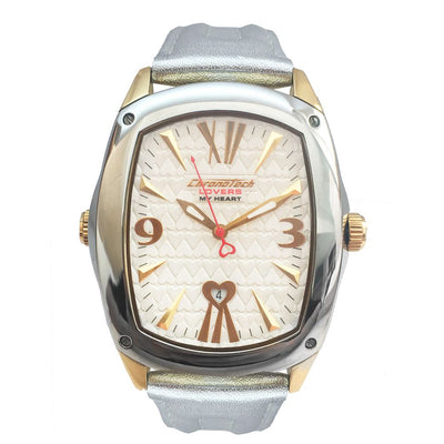 Chronotech Gold Leder Dress Watch
