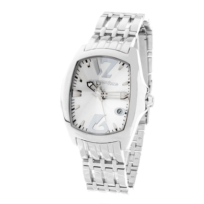 Chronotech Silver Stainless Steel Dress Watch