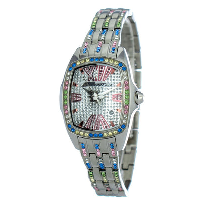Chronotech Silver Stainless Steel Dress Watch