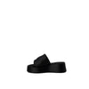 Furla Black Leather Slippers