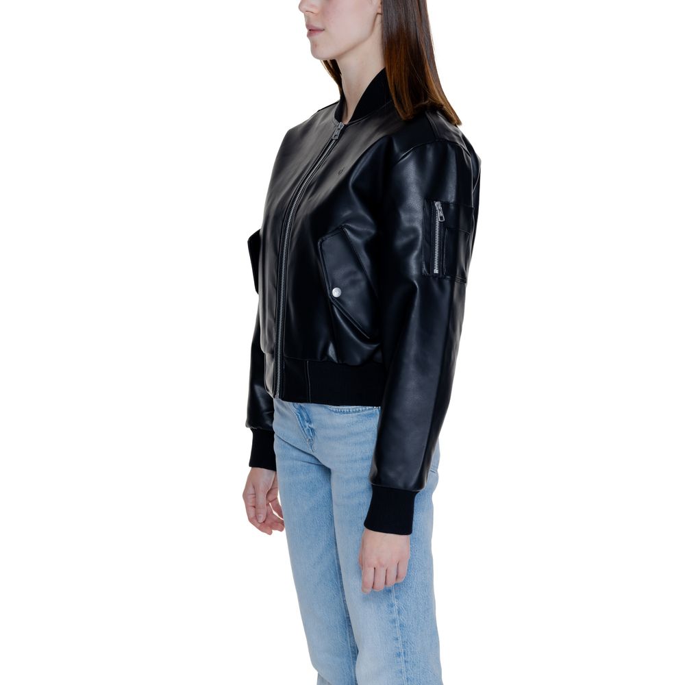 Calvin Klein Jeans Black Polyethylene Bomber