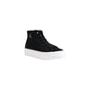 Calvin Klein Jeans Black Suede Leather Platform Sneakers