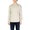 Calvin Klein Jeans Beige Organic Cotton Sweatshirt