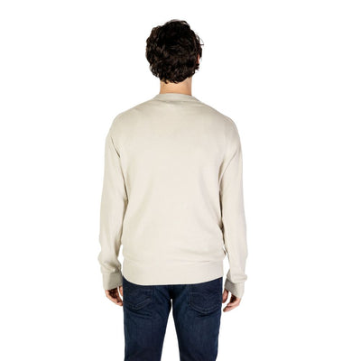 Calvin Klein Jeans Beige Organic Cotton Sweatshirt