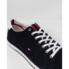 Tommy Hilfiger Blue Cotton Low Top Sneakers