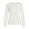 Vila Clothes White Viscose Sweatshirt