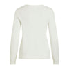 Vila Clothes White Viscose Sweatshirt