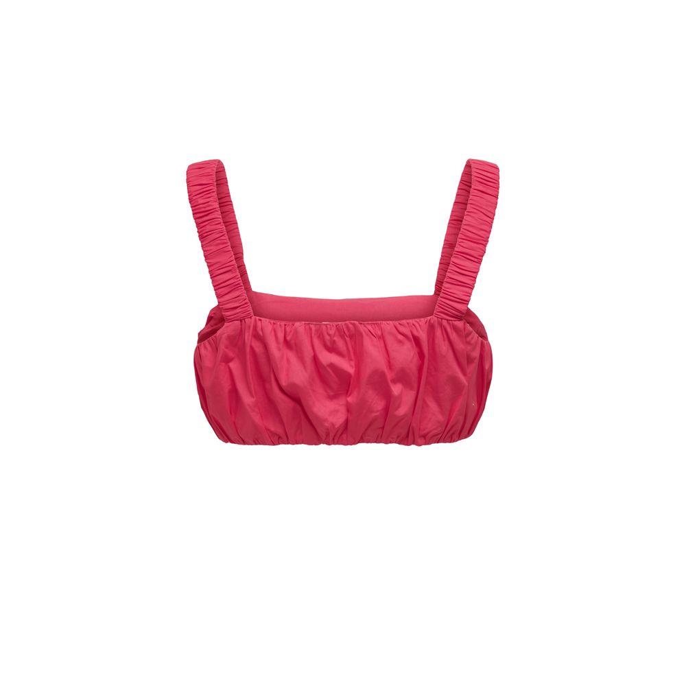 Nur orangefarbenes Baumwolltop