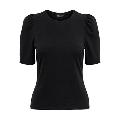 Only Black Cotton T-Shirt